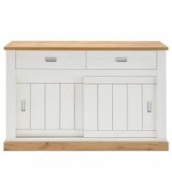 Ridgevalley Sideboard Ollezy I - Pinie Weiß Dekor / Eiche Wotan Dekor -BÜROMÖBEL Verkaufsgeschäft 1000231949 201204 06213900010 DETAILS P000000001000231949