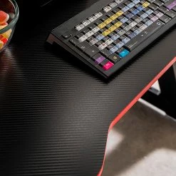 Furnitive Gaming Tisch mcRacing Basic 7 - Carbon Dekor / Schwarz -BÜROMÖBEL Verkaufsgeschäft 1000233929 210415 15063500010 DETAILS P000000001000233929