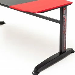 Furnitive Gaming Tisch mcRacing 8 - Carbon Dekor / Schwarz & Rot - Breite: 140 cm -BÜROMÖBEL Verkaufsgeschäft 1000233941 210415 15075700049 DETAILS P000000001000233941