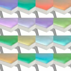 Furnitive LED Schreibtisch Vicq - Glas / Stahl - Weiß / Edelstahl -BÜROMÖBEL Verkaufsgeschäft 1000233942 210415 15083000067 DETAILS P000000001000233942