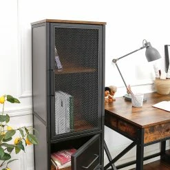 Red Living Regal Thenon - Schwarz / Braun -BÜROMÖBEL Verkaufsgeschäft 1000235693 201210 06232800195 MOOD DETAILS P000000001000235693 mood