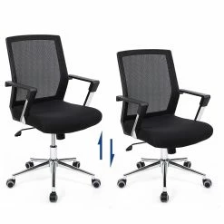 Loftscape Bürostuhl Luxey - Webstoff - Schwarz -BÜROMÖBEL Verkaufsgeschäft 1000235704 210118 06401400055 DETAILS P000000001000235704