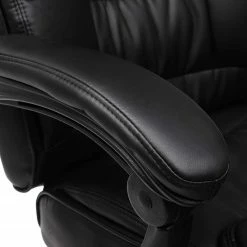 Loftscape Bürostuhl Flers - Kunstleder / Edelstahl - Schwarz -BÜROMÖBEL Verkaufsgeschäft 1000235719 210118 06422500152 DETAILS P000000001000235719