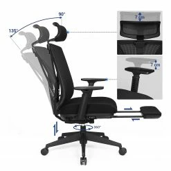 Loftscape Bürostuhl Galey - Webstoff / Stahl - Schwarz -BÜROMÖBEL Verkaufsgeschäft 1000235759 210118 06462600324 DETAILS P000000001000235759