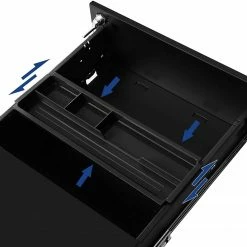 Loftscape Rollcontainer Le Cros - Stahl / Kunststoff - Schwarz -BÜROMÖBEL Verkaufsgeschäft 1000235772 210118 06474600379 DETAILS P000000001000235772