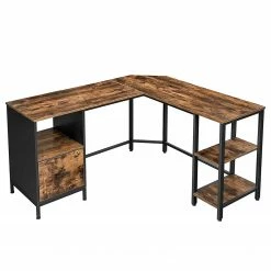 Red Living Eckschreibtisch Buxy III - Eiche Rustikal Dekor / Schwarz 10 Red Living Eckschreibtisch Buxy III - Eiche Rustikal Dekor / Schwarz -BÜROMÖBEL Verkaufsgeschäft 1000235794 210118 06512900530 DETAILS P000000001000235794