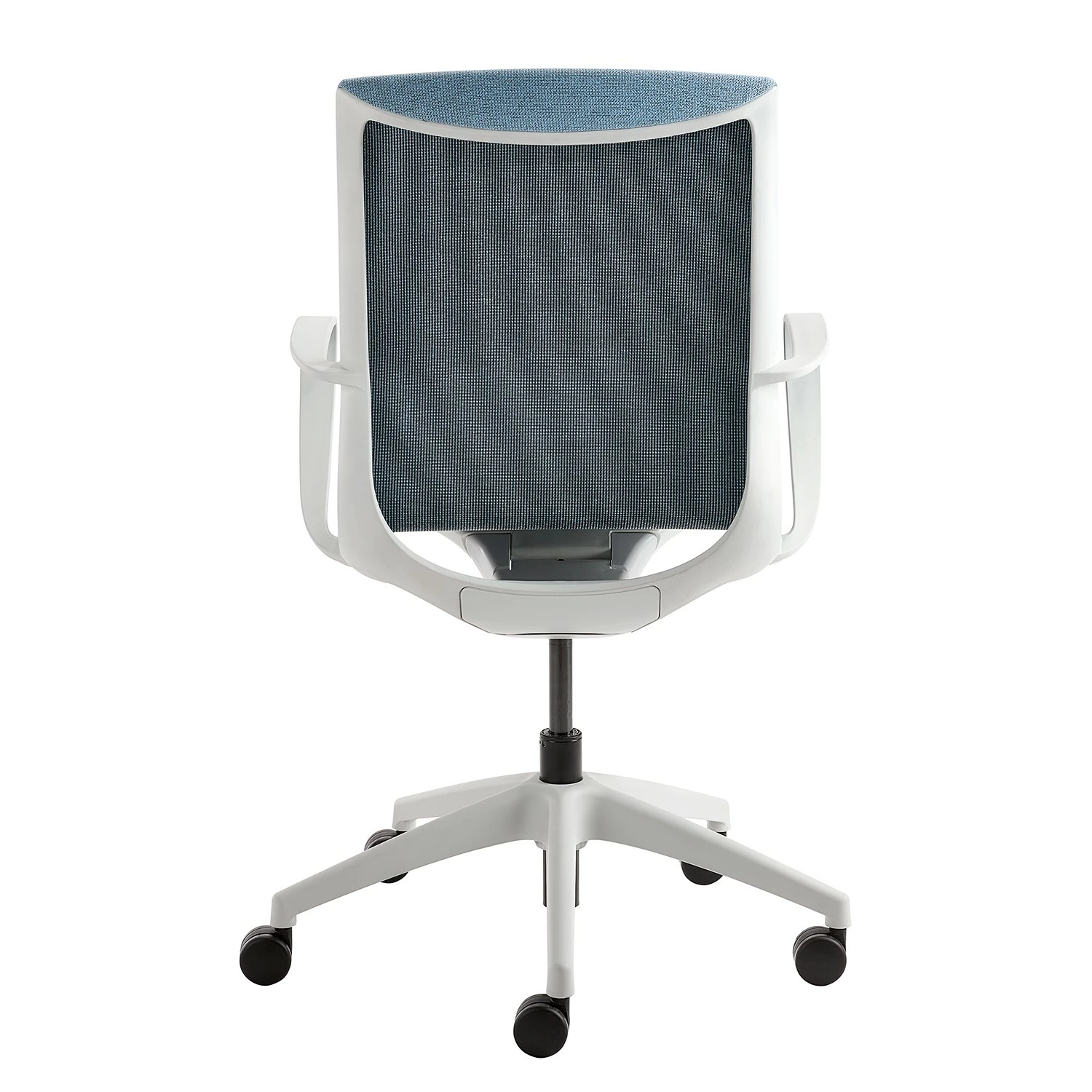 Mayer Sitzmöbel Bürodrehstuhl myMORRIS - Flachgewebe / Kunststoff - Hellblau / Weiß 6 Mayer Sitzmöbel Bürodrehstuhl myMORRIS - Flachgewebe / Kunststoff - Hellblau / Weiß – Bild 4