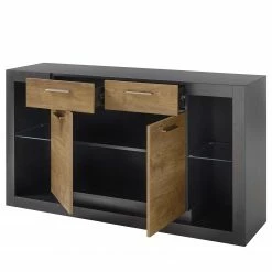 Red Living Sideboard Talence II - Kastanie Dekor / Grau -BÜROMÖBEL Verkaufsgeschäft 1000236850 201218 06044200052 DETAILS P000000001000236850