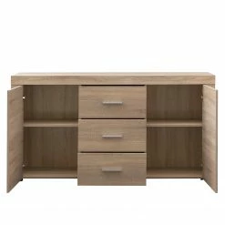 Loftscape Sideboard Vierzon - Eiche Sonoma Dekor -BÜROMÖBEL Verkaufsgeschäft 1000237347 201230 13155700066 DETAILS P000000001000237347