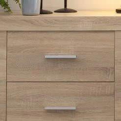 Loftscape Sideboard Vierzon - Eiche Sonoma Dekor -BÜROMÖBEL Verkaufsgeschäft 1000237347 201230 13160700068 DETAILS P000000001000237347