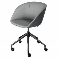 Sedus Bürostuhl cosy home - Webstoff / Stahl - Grau