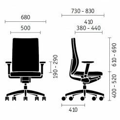 Sedus Bürostuhl se:do I - Grau -BÜROMÖBEL Verkaufsgeschäft 1000238027 210120 13172600017 SKETCH DETAILS P000000001000238027 sketch