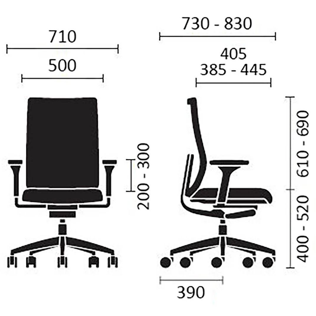Sedus Bürostuhl se:do PRO light I - Webstoff & Membranbespannung / Stahl - Schwarz 15 Sedus Bürostuhl se:do PRO light I - Webstoff & Membranbespannung / Stahl - Schwarz – Bild 13