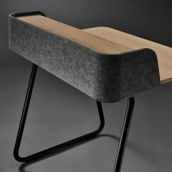 Sedus Schreibtisch Secretair Home - Eiche Dekor - Schwarz -BÜROMÖBEL Verkaufsgeschäft 1000238030 210120 13182100048 DETAILS P000000001000238030