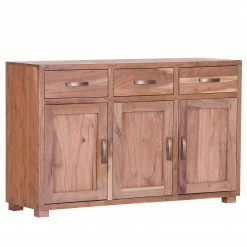 Naturoo Sideboard Valenton - Akazie massiv / Rattan -BÜROMÖBEL Verkaufsgeschäft 1000239489 210108 13360900023 DETAILS P000000001000239489