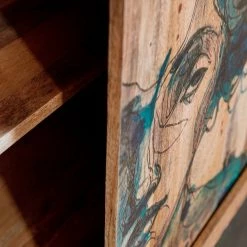 Naturoo Sideboard Valbelle - Mango massiv - Mango / Grau -BÜROMÖBEL Verkaufsgeschäft 1000240805 210113 13372000043 DETAILS P000000001000240805