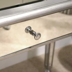 Velvet Studio Schreibtisch Embry - Silber -BÜROMÖBEL Verkaufsgeschäft 1000241547 210121 14211500019 DETAILS P000000001000241547