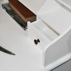 Velvet Studio Sekretär Chambly - Weiß / Schwarz -BÜROMÖBEL Verkaufsgeschäft 1000241548 210121 14212200025 DETAILS P000000001000241548