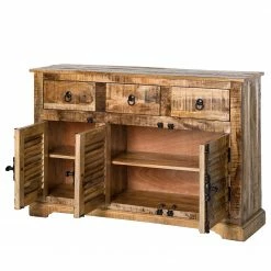 Wolf-Möbel Sideboard Senille - Mango massiv -BÜROMÖBEL Verkaufsgeschäft 1000243214 220314 030 DETAILS P000000001000243214