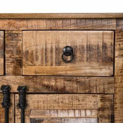 Wolf-Möbel Sideboard Senille - Mango massiv -BÜROMÖBEL Verkaufsgeschäft 1000243214 220314 043 DETAILS P000000001000243214