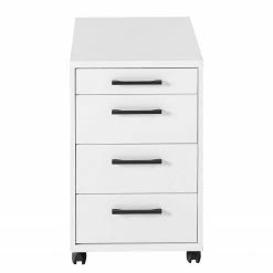 Furnitive Rollcontainer Lemuy - Weiß / Anthrazit -BÜROMÖBEL Verkaufsgeschäft 1000245002 210504 06310700097 DETAILS P000000001000245002