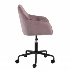 Jack & Alice Bürostuhl Magrin - Samt / Eisen - Altrosa 15 Jack & Alice Bürostuhl Magrin - Samt / Eisen - Altrosa -BÜROMÖBEL Verkaufsgeschäft 1000246590 210209 12132300287 DETAILS P000000001000246590