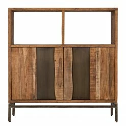 Ars manufacti Büroschrank Domme - Akazie massiv / Eisen - Akazie / Anthrazit -BÜROMÖBEL Verkaufsgeschäft 1000246786 220318 030 DETAILS P000000001000246786