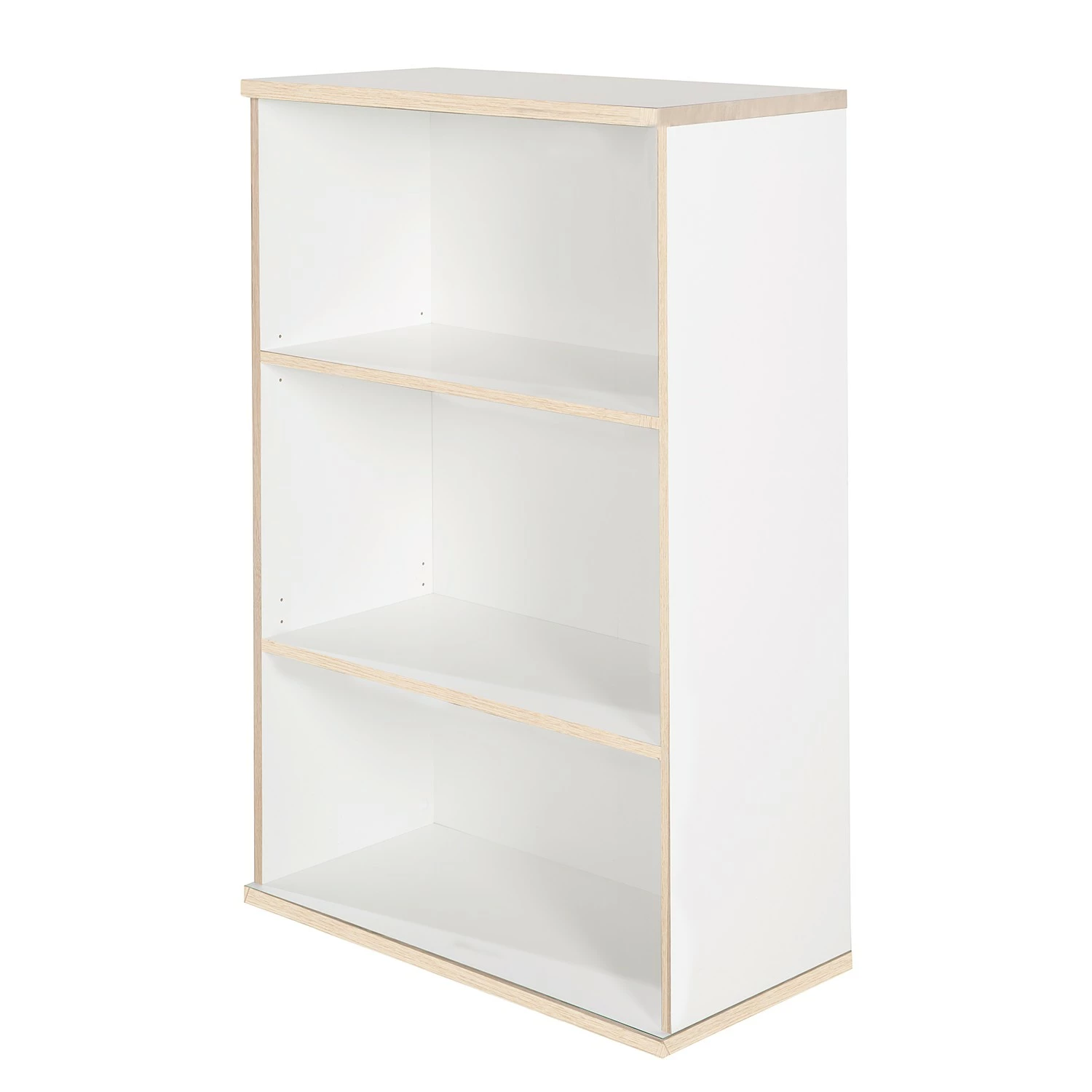 Furnitive Regal Basix I - Weiß / Eiche Sägerau Dekor 3 Furnitive Regal Basix I - Weiß / Eiche Sägerau Dekor