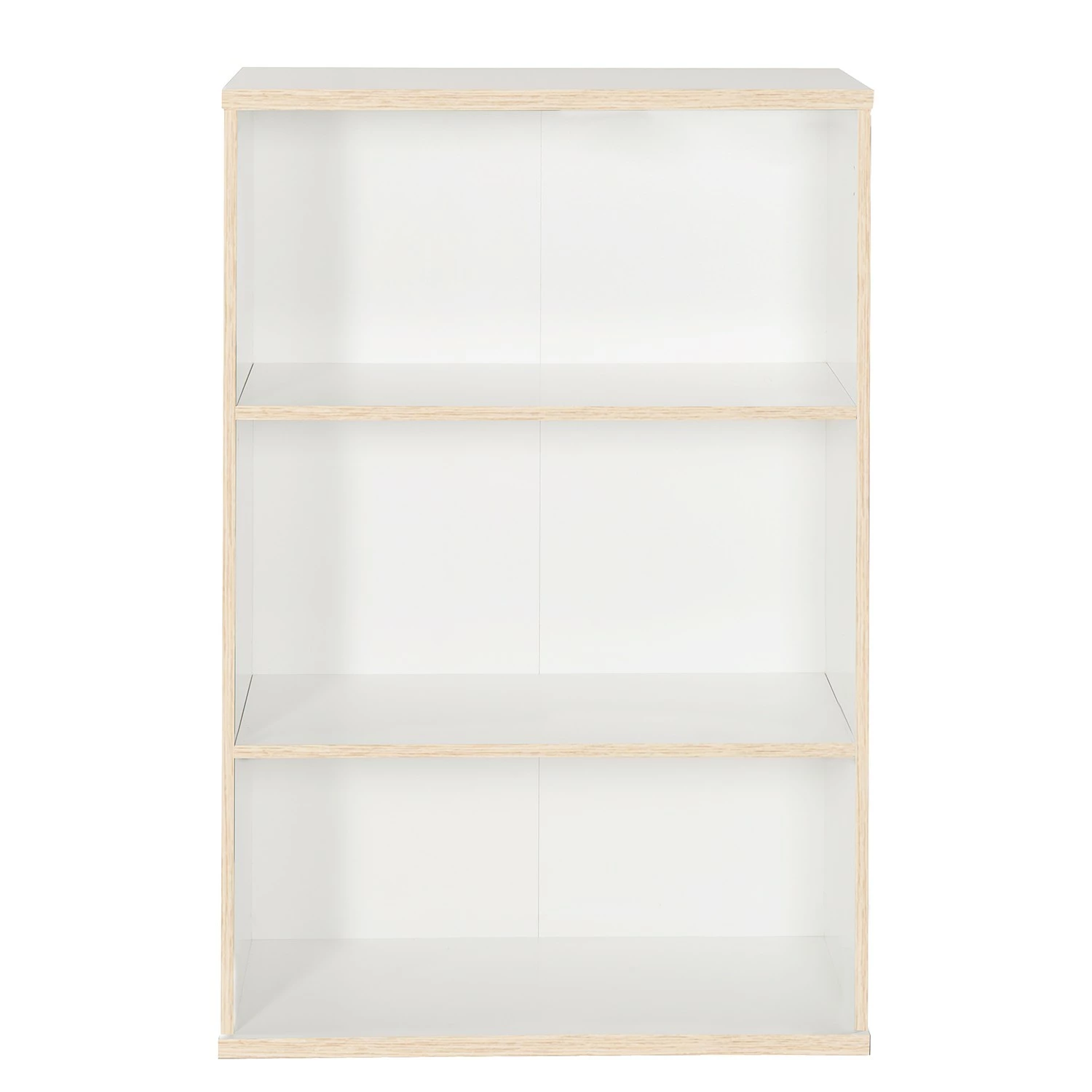 Furnitive Regal Basix I - Weiß / Eiche Sägerau Dekor 4 Furnitive Regal Basix I - Weiß / Eiche Sägerau Dekor – Bild 2