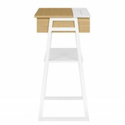 Temahome Stehschreibtisch Space - Echtholzfurnier / Metall - Eiche / Weiß -BÜROMÖBEL Verkaufsgeschäft 1000252084 210302 16065400031 DETAILS P000000001000252084