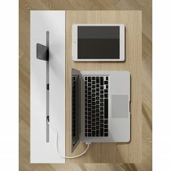 Temahome Stehschreibtisch Space - Echtholzfurnier / Metall - Eiche / Weiß -BÜROMÖBEL Verkaufsgeschäft 1000252084 210302 16070100035 DETAILS P000000001000252084