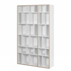 Temahome Regal Group 108 - Wabenplatte - Weiß / Hellbraun