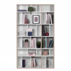 Temahome Regal Group 108 - Wabenplatte - Weiß / Hellbraun -BÜROMÖBEL Verkaufsgeschäft 1000252085 210302 16070700039 DETAILS P000000001000252085