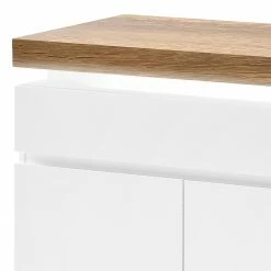 Fredriks Sideboard Namona II - Inkl. Beleuchtung - Eiche Dekor / Weiß -BÜROMÖBEL Verkaufsgeschäft 1000255074 220701 032 DETAILS P000000001000255074 1