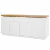 Fredriks Sideboard Namona II - Inkl. Beleuchtung - Eiche Dekor / Weiß -BÜROMÖBEL Verkaufsgeschäft 1000255074 220803 010 IMAGE P000000001000255074 1