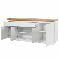 Fredriks Sideboard Namona II - Inkl. Beleuchtung - Eiche Dekor / Weiß -BÜROMÖBEL Verkaufsgeschäft 1000255074 220803 040 DETAILS P000000001000255074 1
