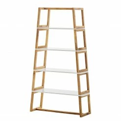 Mørteens Regal Tenabo - Eiche teilmassiv - Weiß / Eiche