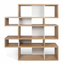 Temahome Regal London II - Eiche / Weiß -BÜROMÖBEL Verkaufsgeschäft 1000255255 210324 15033500300 DETAILS P000000001000255255