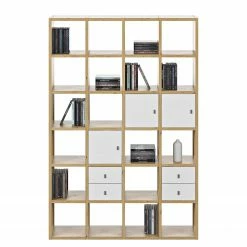 Temahome Regal Pombal II - Eiche -BÜROMÖBEL Verkaufsgeschäft 1000255989 210331 14482000164 DETAILS P000000001000255989