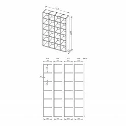 Temahome Regal Pombal II - Eiche -BÜROMÖBEL Verkaufsgeschäft 1000255989 210331 14482300166 SKETCH DETAILS P000000001000255989 sketch