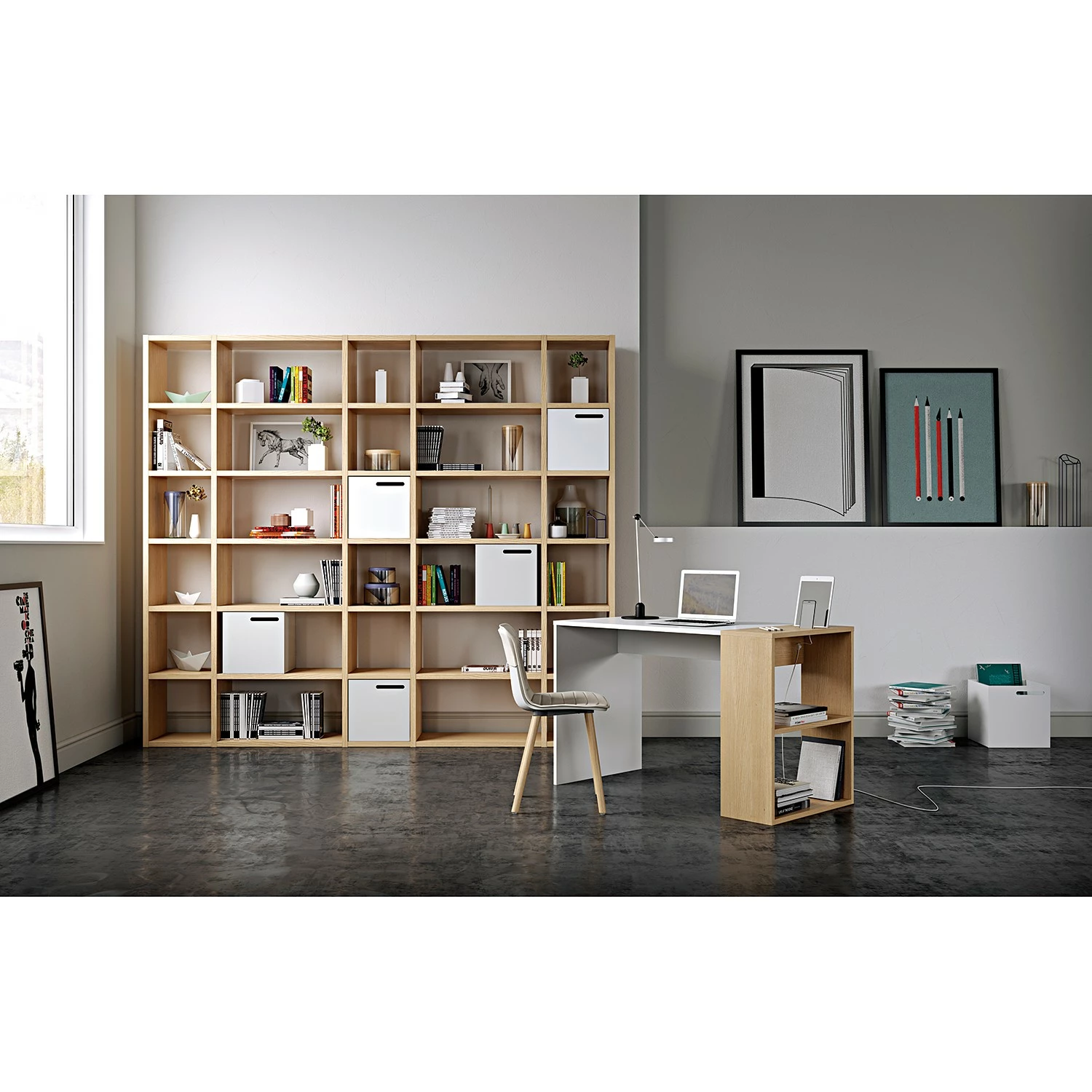 Temahome Regal Pombal III - Eiche 4 Temahome Regal Pombal III - Eiche – Bild 2