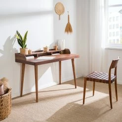 Ars Natura Schreibtisch Napo - Walnuss Dekor -BÜROMÖBEL Verkaufsgeschäft 1000256381 220524 021 MOOD DETAILS P000000001000256381 mood