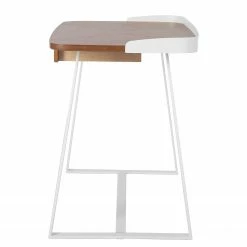 Fredriks Schreibtisch Azua - Eiche Dekor / Weiß -BÜROMÖBEL Verkaufsgeschäft 1000256391 220325 031 DETAILS P000000001000256391