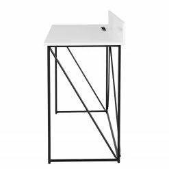 Tenzo Schreibtisch Tell II - Hochglanz Weiß / Schwarz -BÜROMÖBEL Verkaufsgeschäft 1000257174 210408 13275300009 DETAILS P000000001000257174