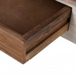 Wolf-Möbel Sekretär Maison - Akazie massiv - Akazie Stone / Antik Weiß -BÜROMÖBEL Verkaufsgeschäft 1000257240 220406 050 DETAILS P000000001000257240