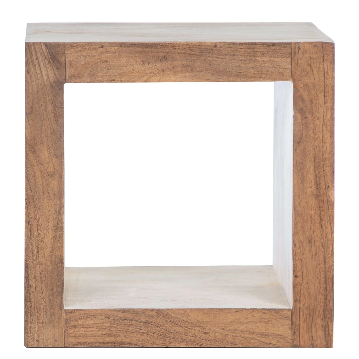 Wolf-Möbel Regal Maison - Akazie massiv - Akazie Stone / Antik Weiß 4 Wolf-Möbel Regal Maison - Akazie massiv - Akazie Stone / Antik Weiß – Bild 2