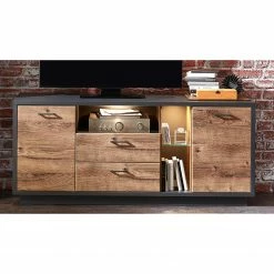 Red Living Sideboard Batey - Haveleiche Dekor / Graphit -BÜROMÖBEL Verkaufsgeschäft 1000257537 210413 13400200012 MOOD DETAILS P000000001000257537 mood