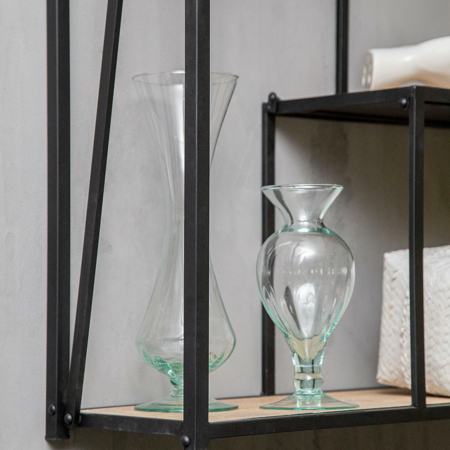 Red Living Regal Cap Cana III - Echtholzfurnier / Metall - Spießtanne / Schwarz 9 Red Living Regal Cap Cana III - Echtholzfurnier / Metall - Spießtanne / Schwarz – Bild 7