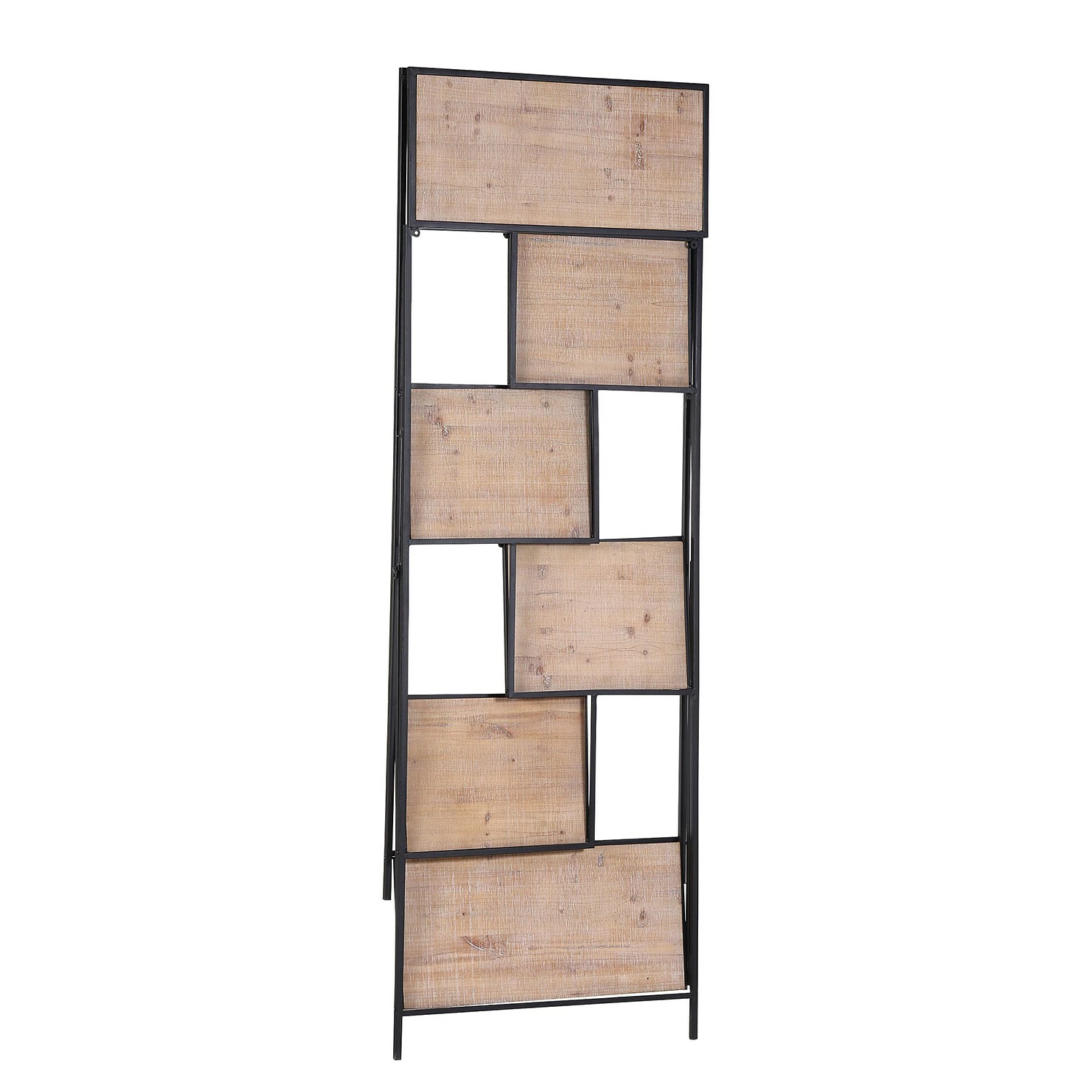 Red Living Regal Cap Cana II - Echtholzfurnier / Metall - Spießtanne / Schwarz 4 Red Living Regal Cap Cana II - Echtholzfurnier / Metall - Spießtanne / Schwarz – Bild 2