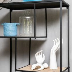 Red Living Regal Cap Cana II - Echtholzfurnier / Metall - Spießtanne / Schwarz 16 Red Living Regal Cap Cana II - Echtholzfurnier / Metall - Spießtanne / Schwarz -BÜROMÖBEL Verkaufsgeschäft 1000259773 210720 15345700009 DETAILS P000000001000259773